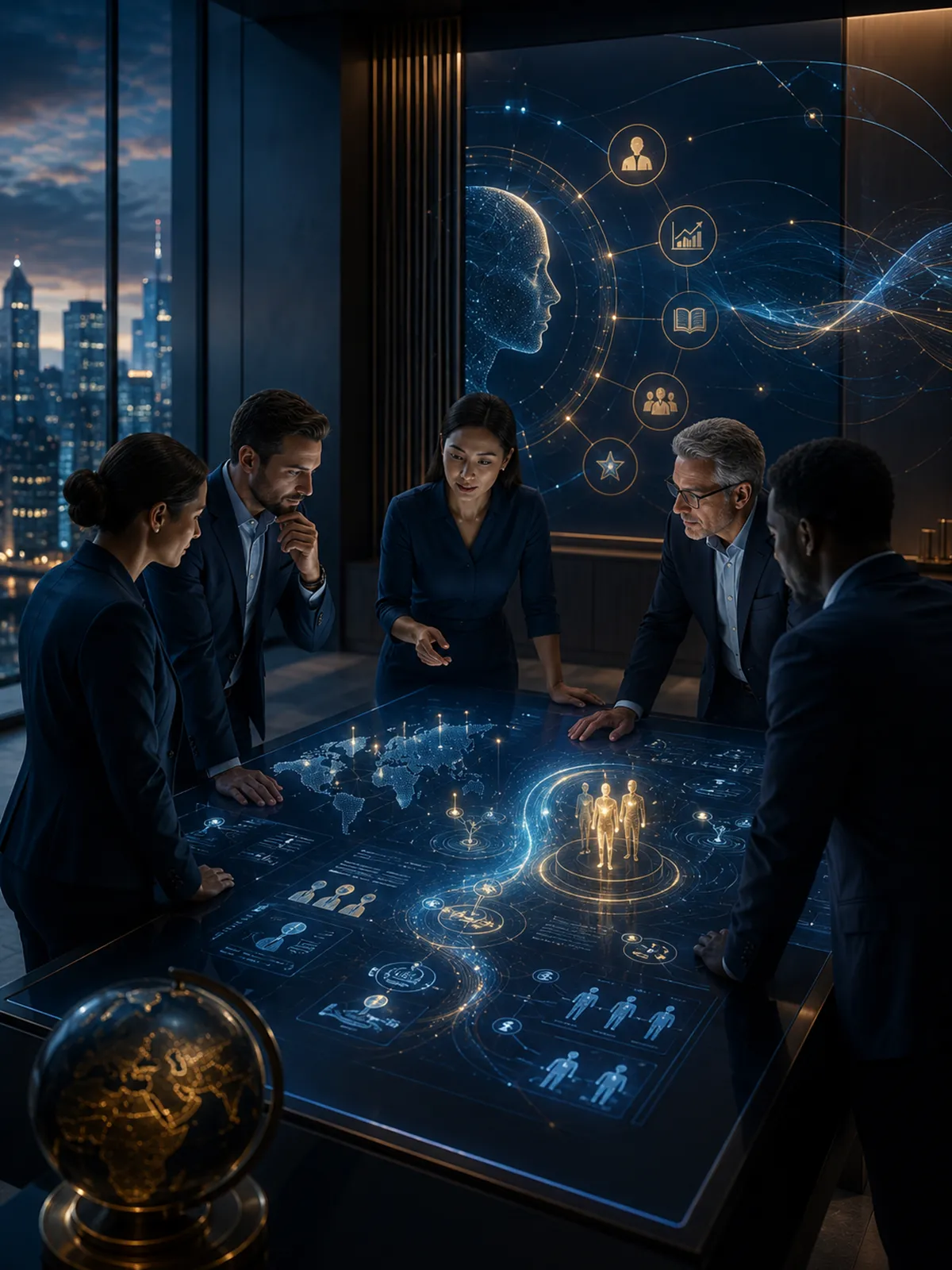 Transformación empresarial con talento, aprendizaje inteligente e IA aplicada al desarrollo humano